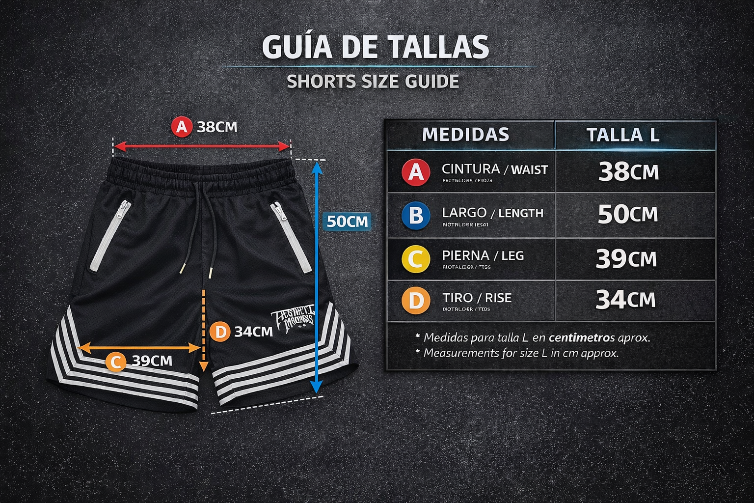 SHORT MADNESS COURT - GRIS