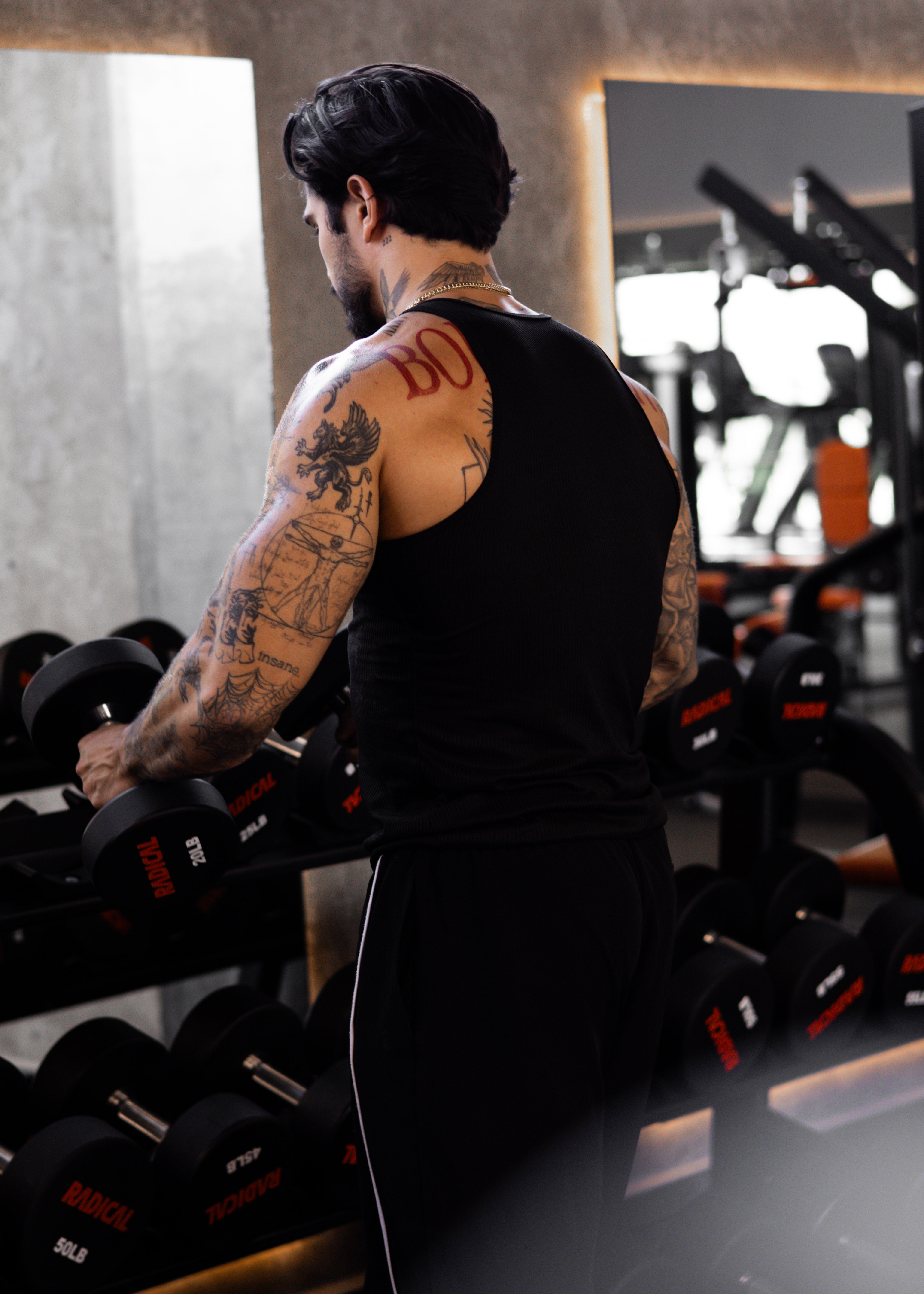 TANK TOP LINE - NEGRO