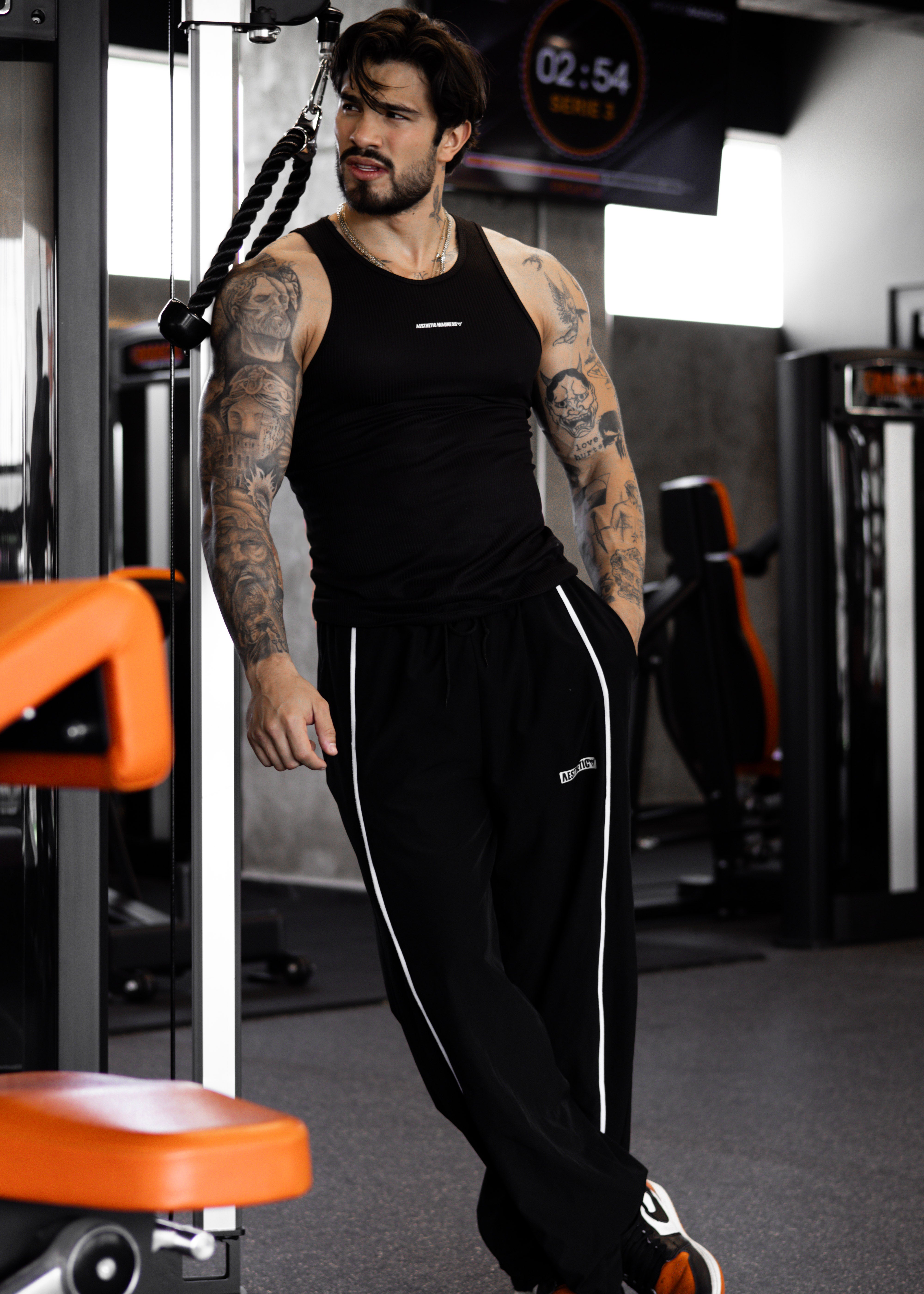 TANK TOP LINE - NEGRO