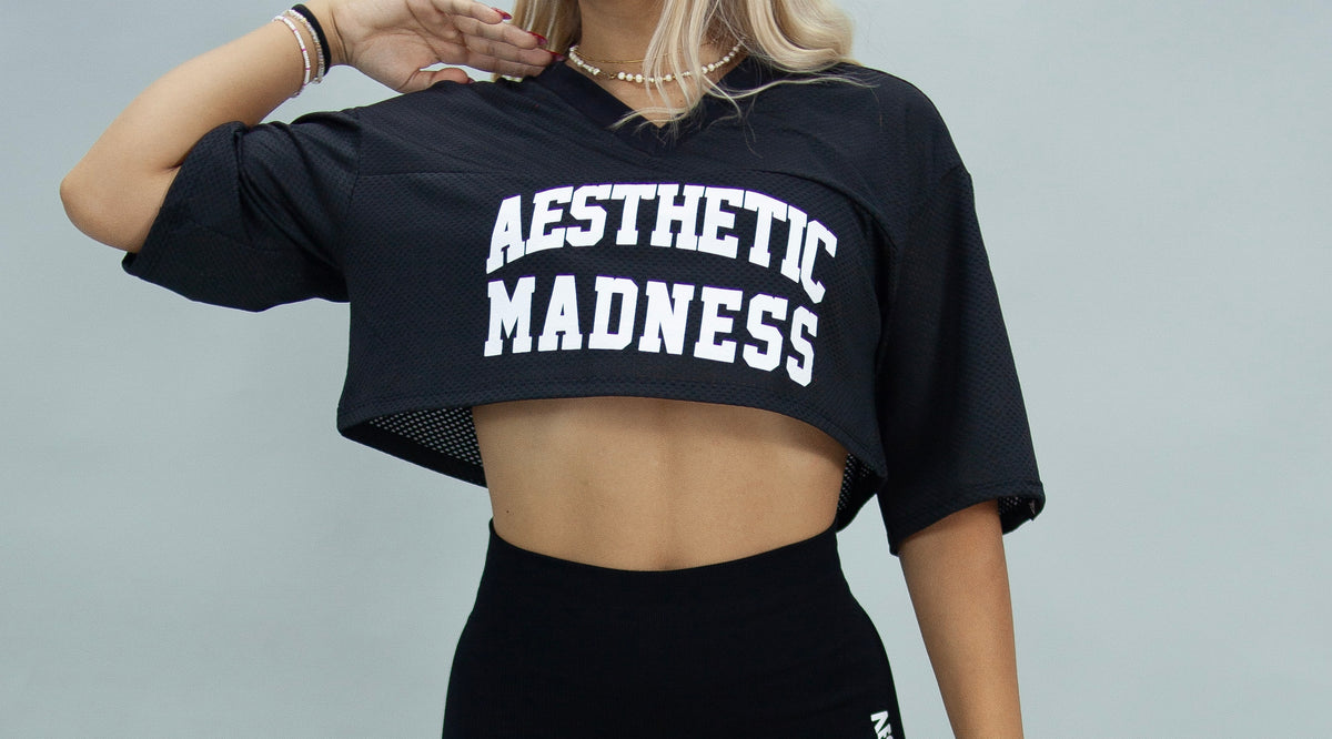 CROP OVER DRYFIT - NEGRO